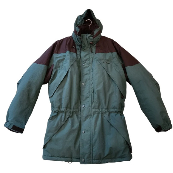 L.L.Bean green thinsulate men's Large tall coat